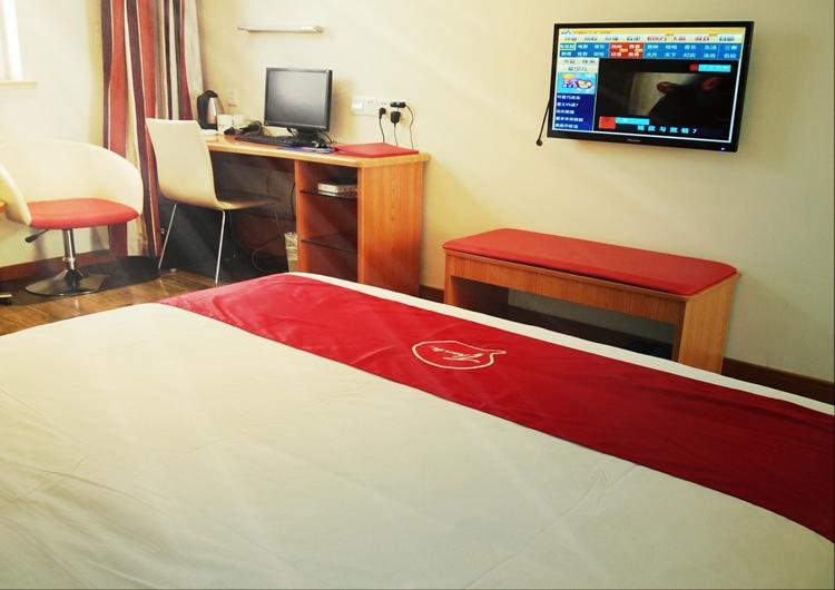 Thank Inn Chain Hotel Shanxi Shangluo Shanyang Nanxin Street ภายนอก รูปภาพ